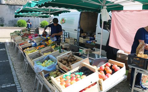 Marché alimentaire Mirefleurs