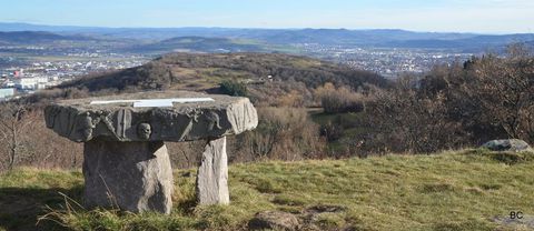 Table d'orientation sur les côtes de Clermont