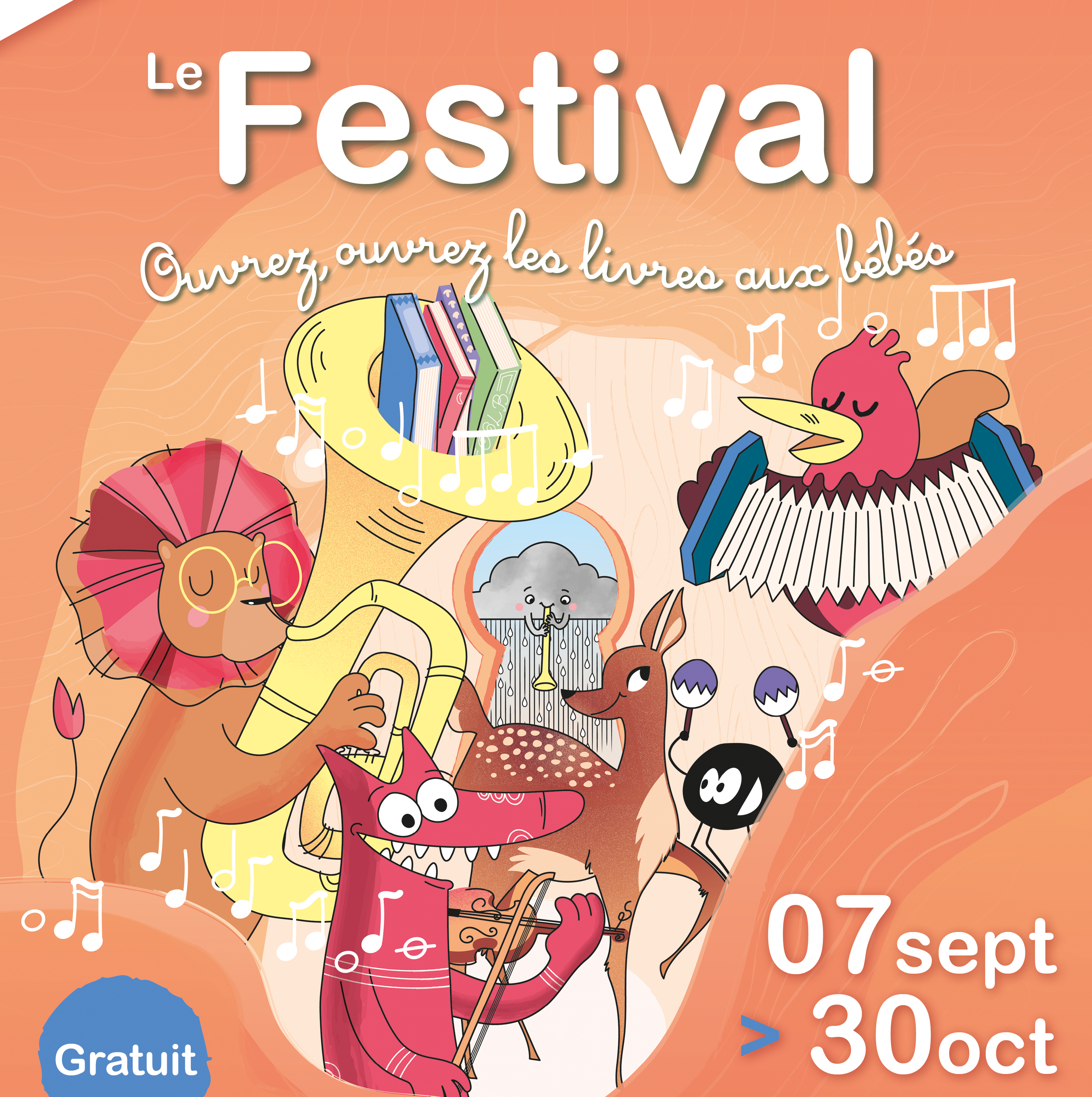 Festival Ouvrez, ouvrez les livres aux bébés